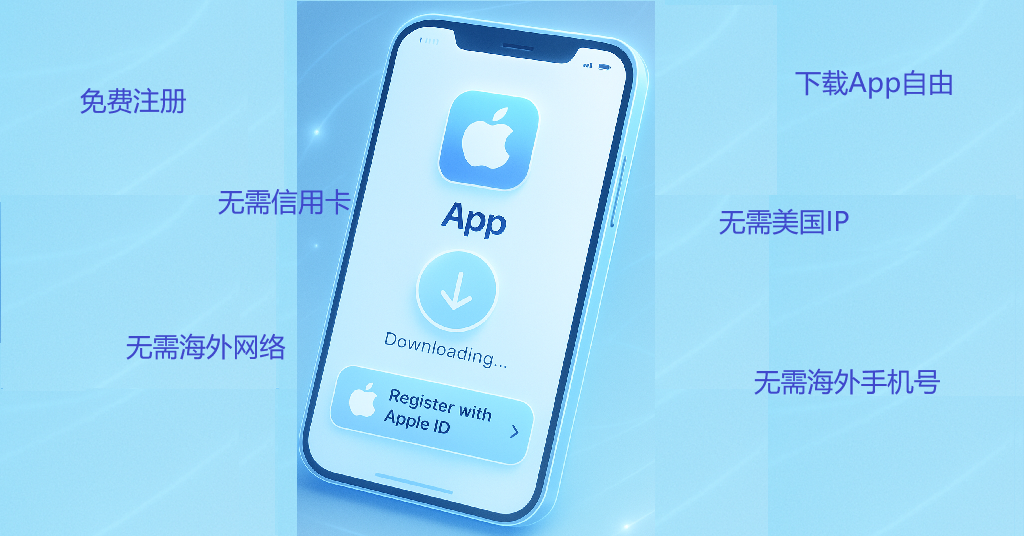 iOS下载不到APP？教你无条件注册美区Apple ID